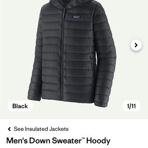 Patagonia Men's Black Puffer Jacket